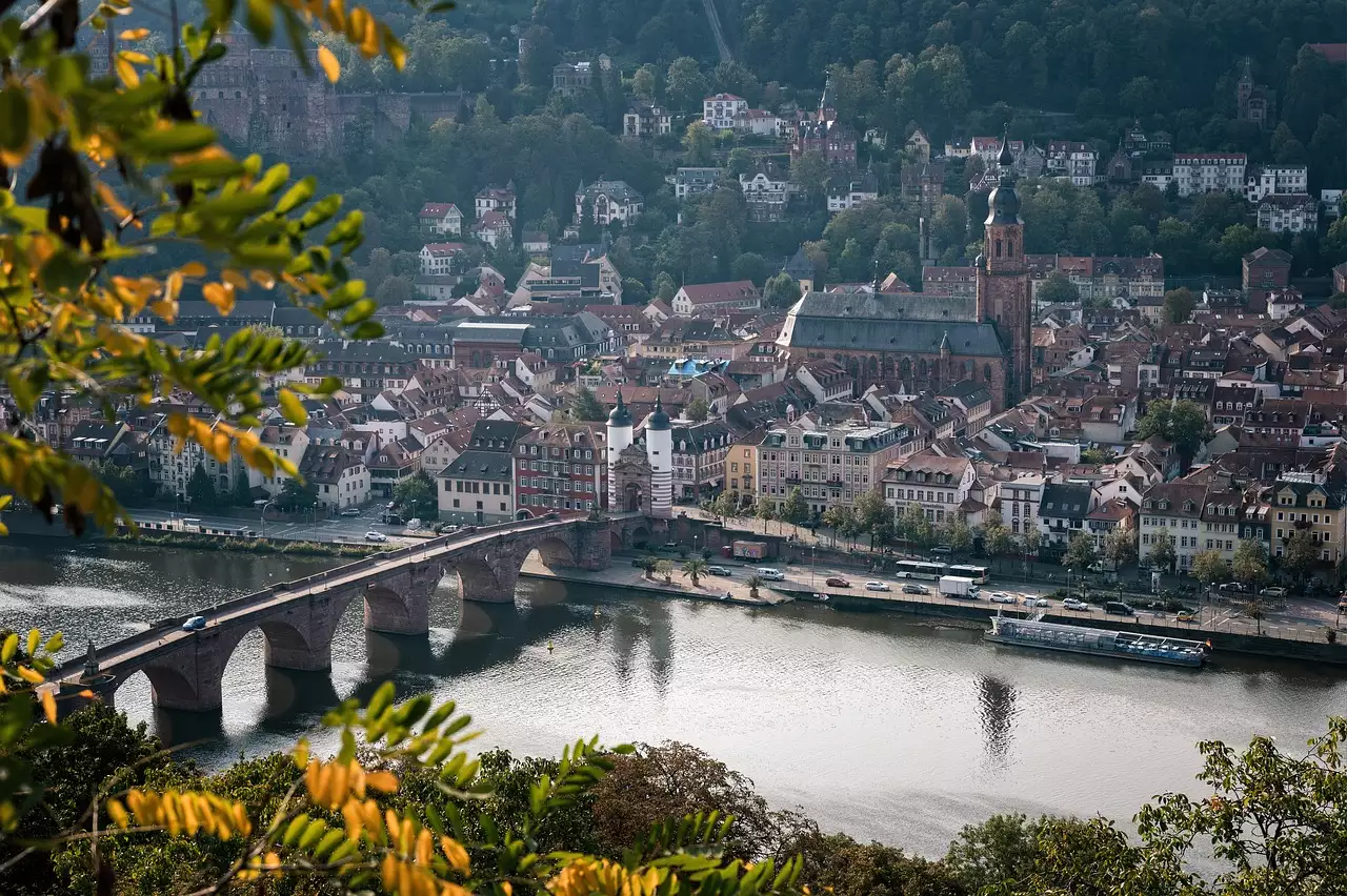 Wat zijn mooie wandelroutes / fietsroutes in Heidelberg (Baden-Württemberg)