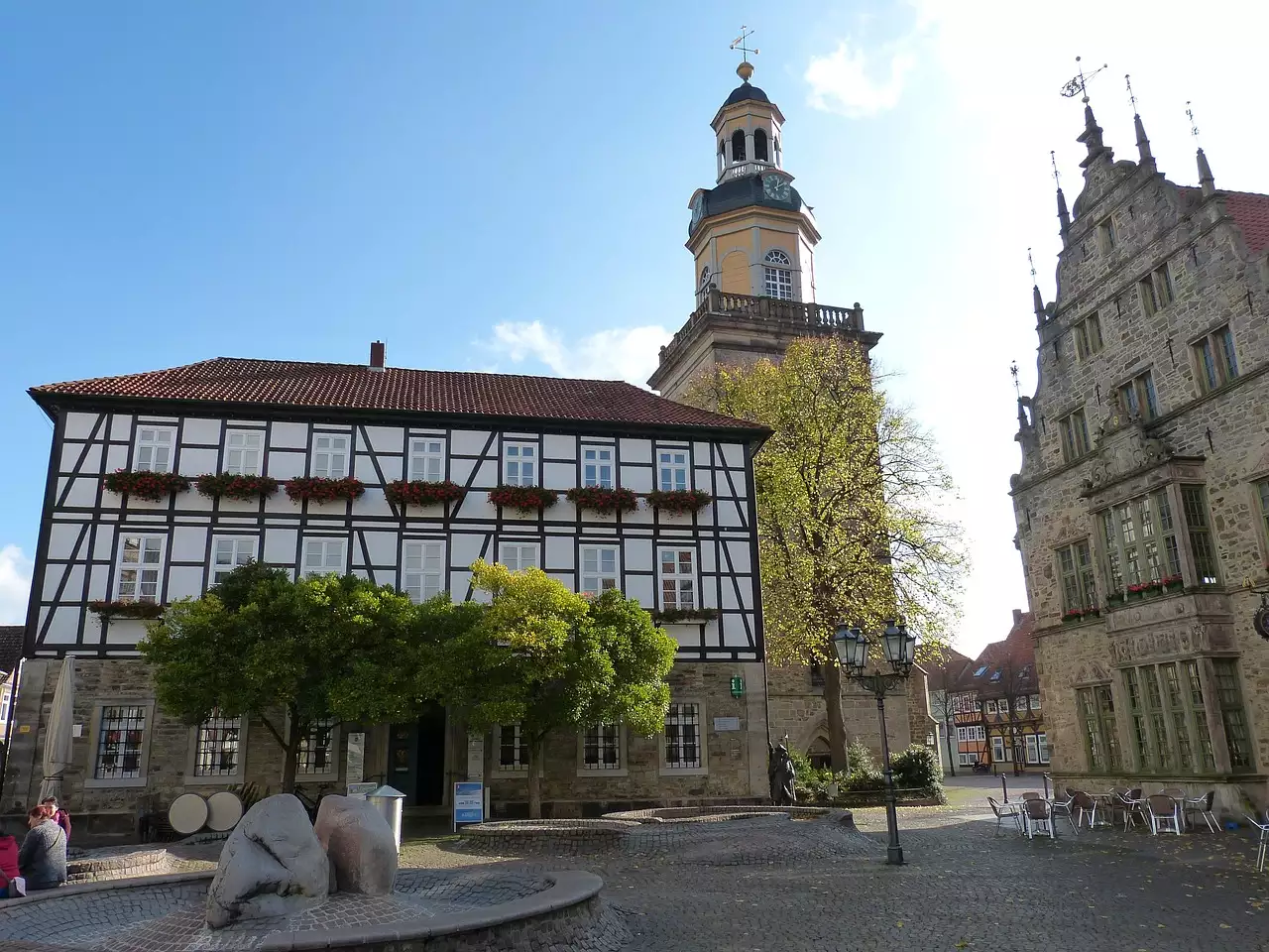 Wat zijn mooie wandelroutes / fietsroutes in Rinteln (Nedersaksen)